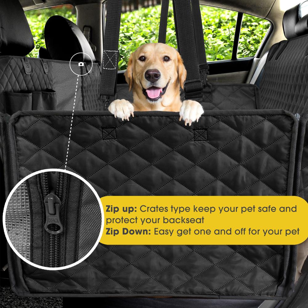 Housse de siège auto pour chien, siège arrière de voiture, imperméable, tapis de voyage, chat, chien, hamac